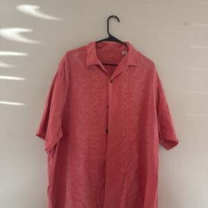 Tommy Bahama Coral Pineapple Print Button-Up Shirt Men's XL